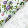 Cotton poplin fabric, floral splendour – light blue,  thumbnail number 4