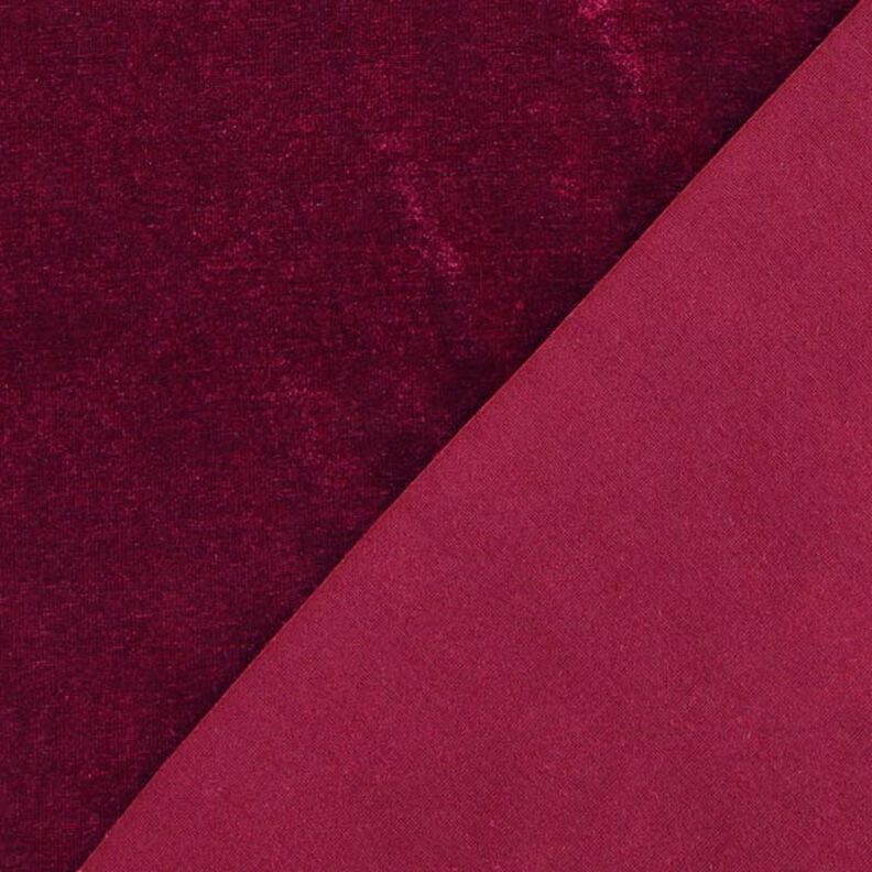 Stretch Velvet – burgundy,  image number 3
