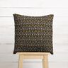 Cotton Cretonne climbing flowers – black/curry yellow,  thumbnail number 6