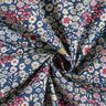 Decor Fabric Half Panama Little Flowers – navy blue,  thumbnail number 3