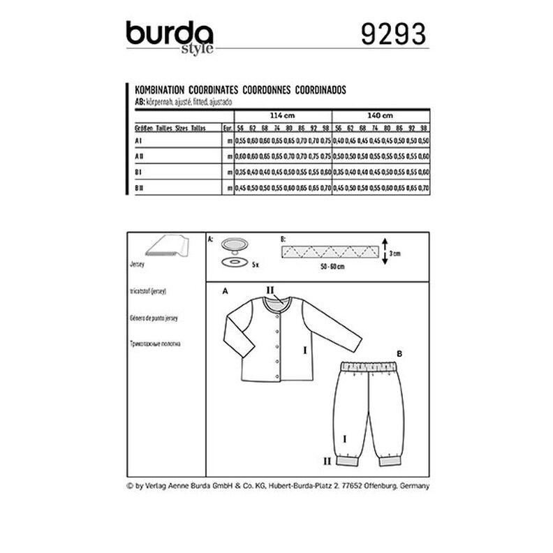 Jacket, Burda 9293 | 56-98,  image number 12
