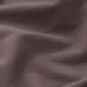 Light Cotton Sweatshirt Fabric Plain – dark brown,  thumbnail number 4