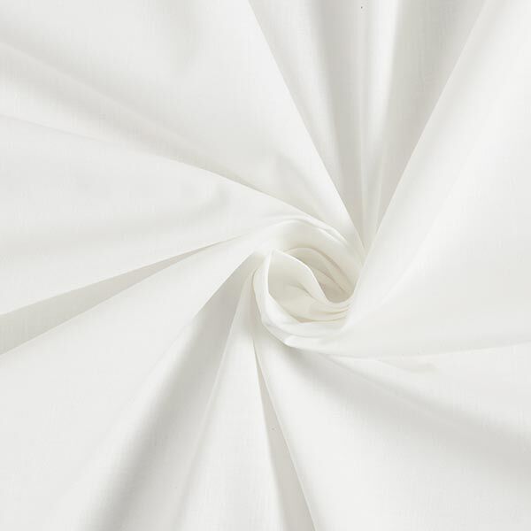 Cotton Cretonne Plain – white,  image number 1