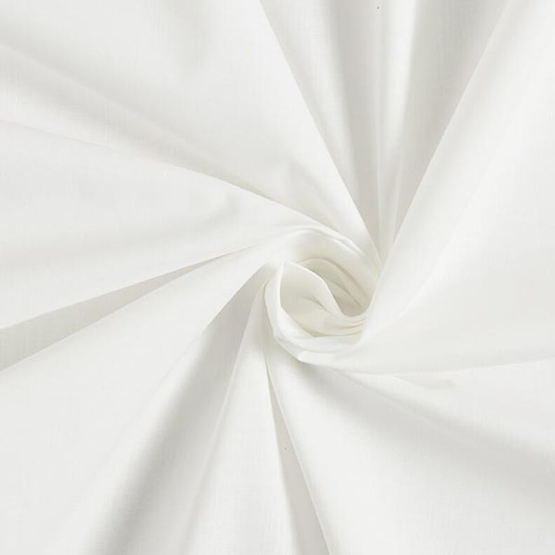 Cotton Cretonne Plain – white,  image number 1