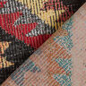 Decor Fabric Tapestry Fabric Ethno Diamonds – carmine/black,  thumbnail number 4