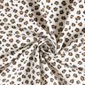 Cotton Poplin Leopard Print – ivory/fawn,  thumbnail number 3