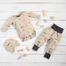 Cotton Jersey happy jungle animals – cashew,  thumbnail number 6