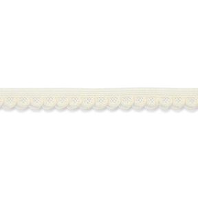Elasticated Ruffle [15 mm] – offwhite, 