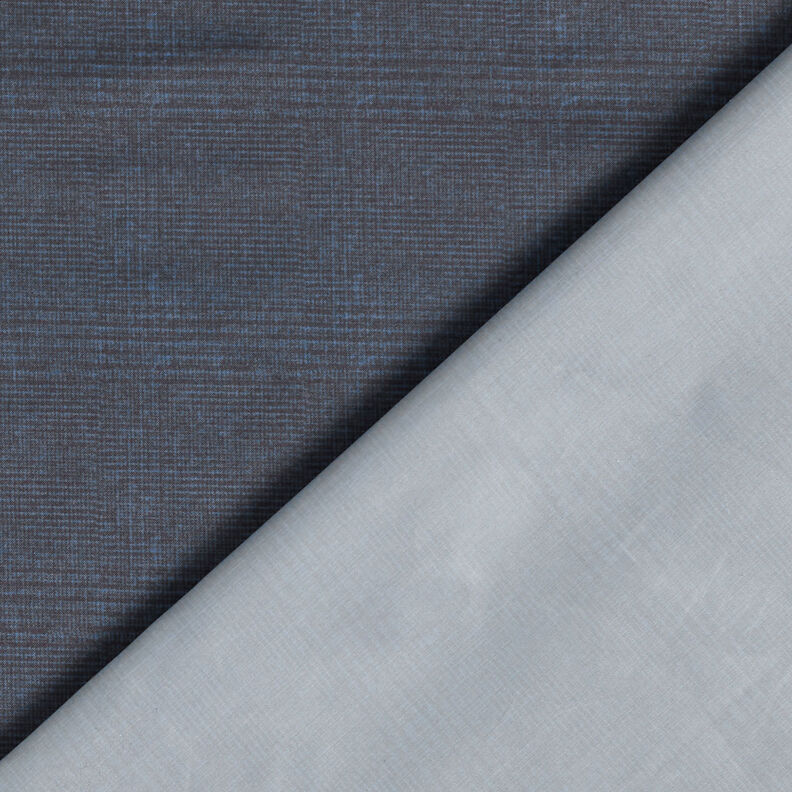 Checked rain jacket fabric – midnight blue, image number 7