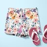 GOTS Cotton Jersey Watercolour Floral Meadow Digital Print – ivory,  thumbnail number 6
