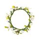 Decorative Floral Wreath with Berries [Ø 9 cm/ 14 cm] – white/green,  thumbnail number 1