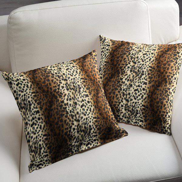 Imitation Fur Leopard – beige,  image number 5