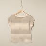 Narrow & Wide Stripes Cotton Jersey – cream/cinnamon,  thumbnail number 7
