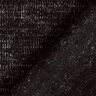 Knitted fabric wool blend glitter melange – black/metallic silver,  thumbnail number 5