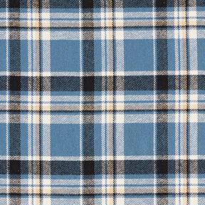 Cotton Flannel checked – denim blue/black, 