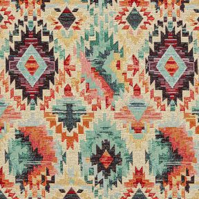 Decor Fabric Tapestry Fabric Vintage ethnic &ndash; light beige/sage, 