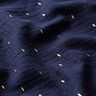 Muslin Foil Print Rectangle | by Poppy – navy blue,  thumbnail number 2