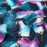 Cotton Jersey Ginkgo Butterflies | Glitzerpüppi  – midnight blue,  thumbnail number 2