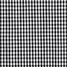 Cotton Vichy check 0,5 cm – black/white,  thumbnail number 1