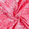 Crepe fabric abstract leopard pattern – intense pink,  thumbnail number 3