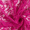 Bouclé lace flowers – intense pink,  thumbnail number 3