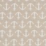 Decor Fabric Jacquard anchor – light beige/sand,  thumbnail number 1