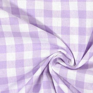 Cotton Vichy - 1 cm – pastel mauve, 