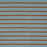 terry cloth jersey Stripes | Poppy Fabrics – dove blue/copper,  thumbnail number 1