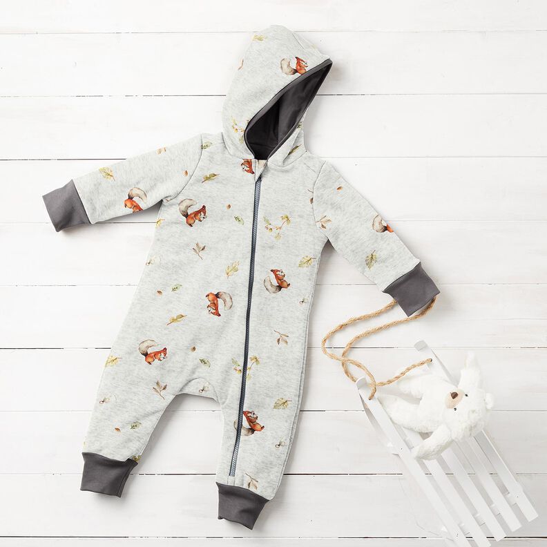 Alpine Fleece Squirrel – natural/light grey, image number 6