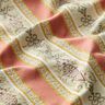 Biedermeier Stripes Jacquard Furnishing Fabric – cream/dusky pink,  thumbnail number 2