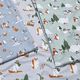 Organic French Terry Yetis Go Skiing Digital Print – silver grey,  thumbnail number 5