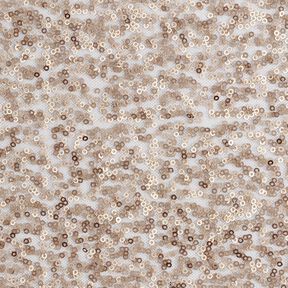 Soft mesh sequins – metallic gold, 