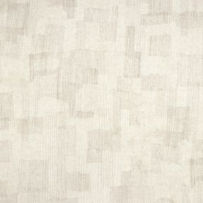 Curtain Fabric Linen Blend Irregular Stripes  – dark beige/natural, 