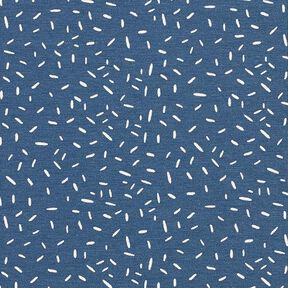 Cotton jersey confetti – denim blue, 