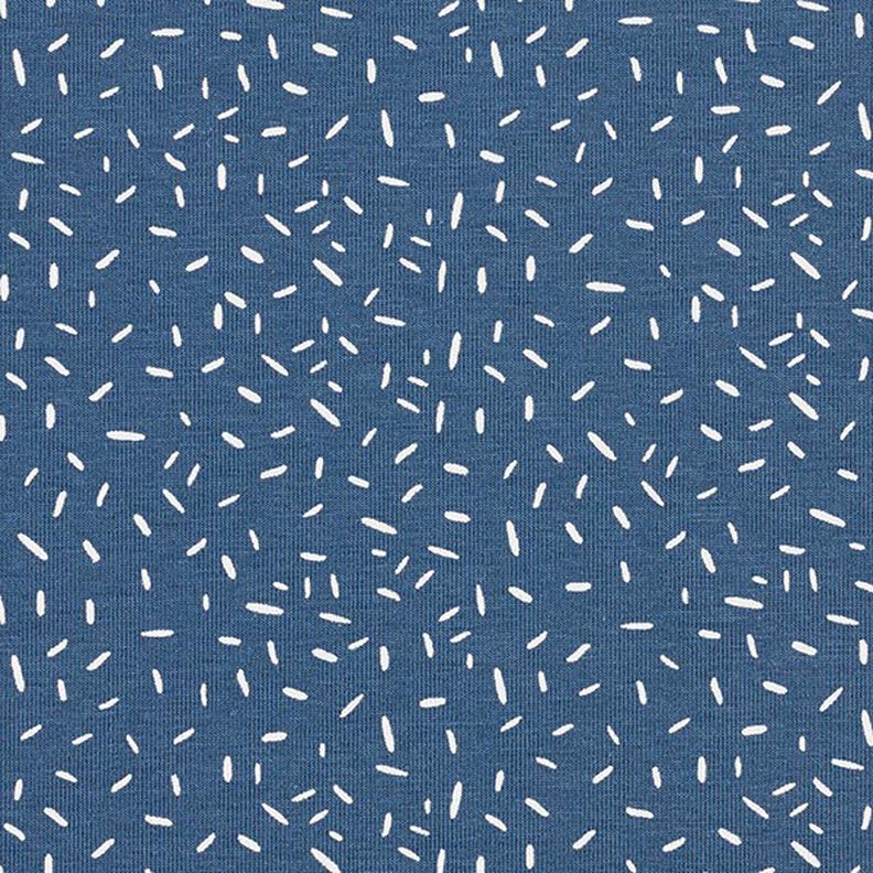 Cotton jersey confetti – denim blue,  image number 1