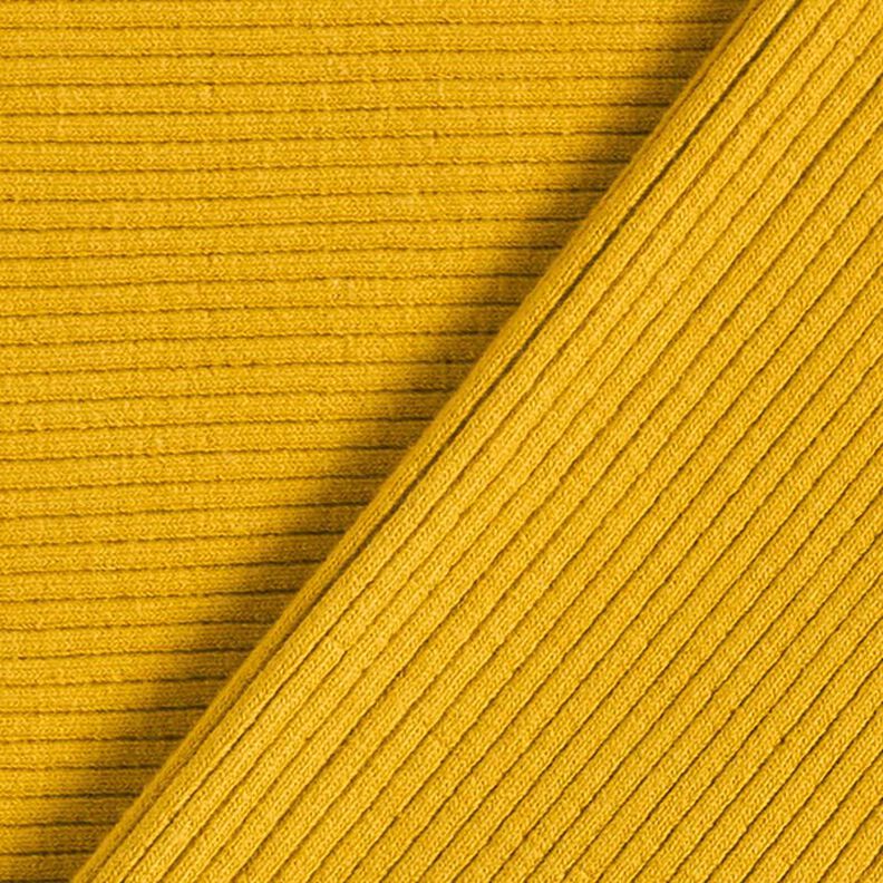 Heavy Hipster Jacket Cuff Ribbing – mustard,  image number 4