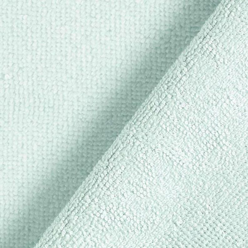 Cosy Towelling Bamboo Plain – aqua blue,  image number 6