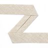Linen Bias Tape [20 mm] - beige,  thumbnail number 1