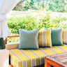 Awning Fabric Wide and Narrow Stripes – sunglow/white,  thumbnail number 7