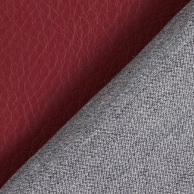 Faux Leather Furnishing Fabric – carmine,  image number 3
