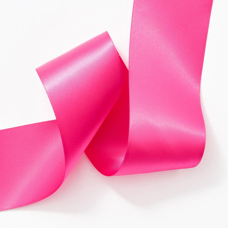 Satin Ribbon [50 mm] – intense pink,  image number 3