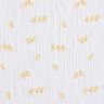 Double Gauze/Muslin cute ducklings – white/gold,  thumbnail number 1