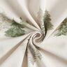 Decor Fabric Half Panama elegant fir trees – natural/pine,  thumbnail number 3