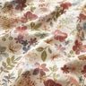Decor Fabric Tapestry Fabric colourful flowers – light beige/rosé,  thumbnail number 2