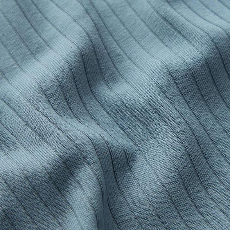 Plain ribbed jersey – dove blue,  image number 3
