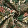 Decor Fabric Tapestry Fabric Floral Ornaments – green/light orange,  thumbnail number 3