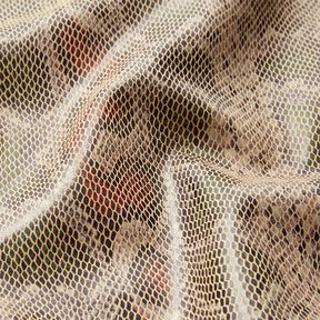 Faux leather snake look – beige/dark olive, 