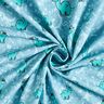 Cotton Jersey dinosaurs and fossils | Glitzerpüppi – light blue/peppermint,  thumbnail number 3