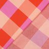 Cotton Satin Large Gingham | Nerida Hansen – coral/light pink,  thumbnail number 4