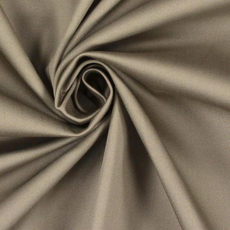 Stretch Cotton Satin – dark beige,  image number 2